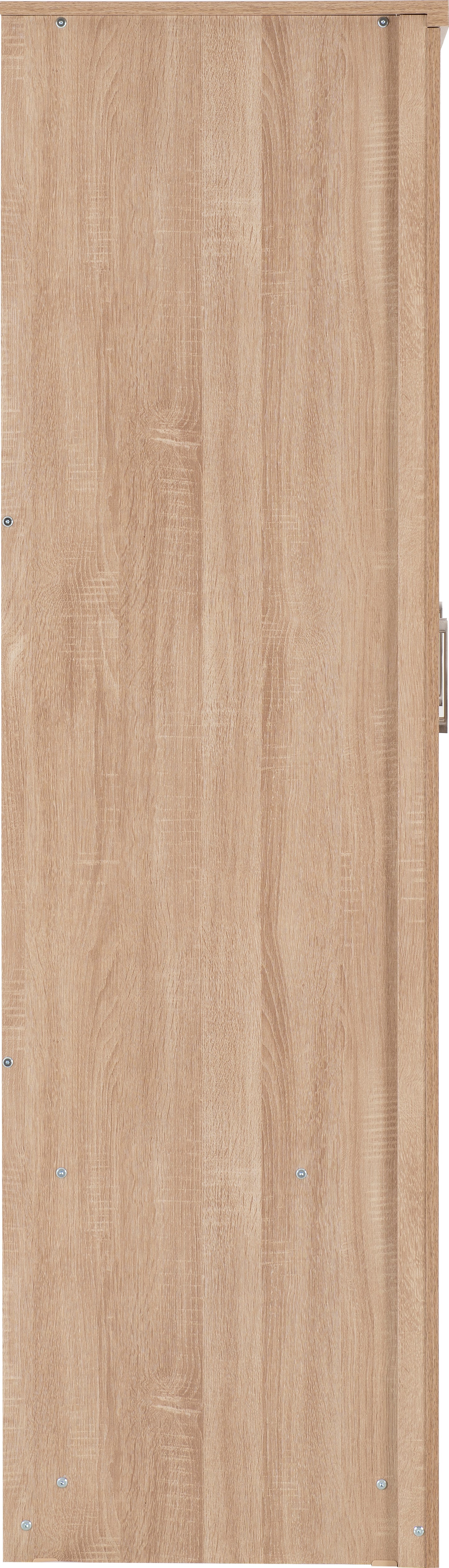 LISBON 3 DOOR WARDROBE - LIGHT OAK EFFECT VENEER