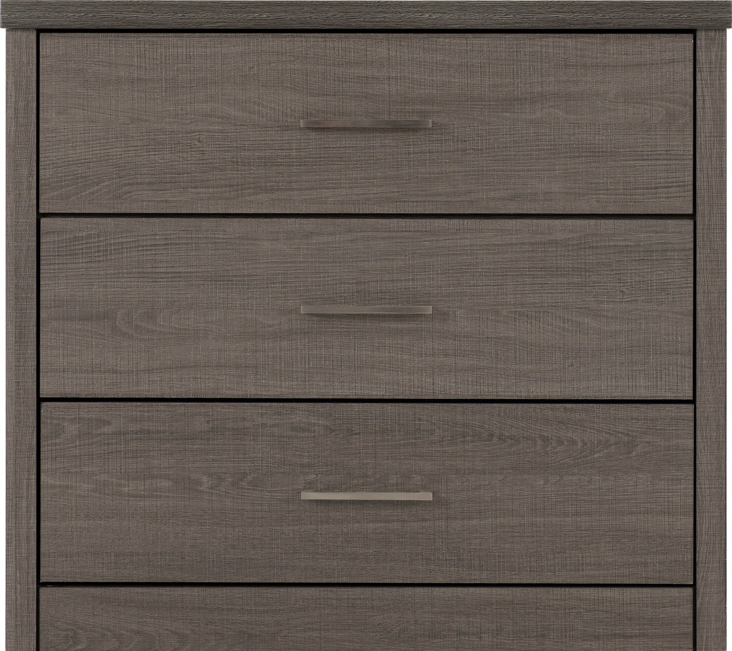 LISBON 3 DRAWER CHEST - BLACK WOOD GRAIN