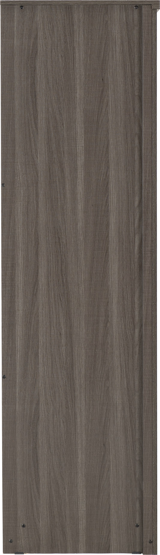 LISBON 4 DOOR WARDROBE - BLACK WOOD GRAIN