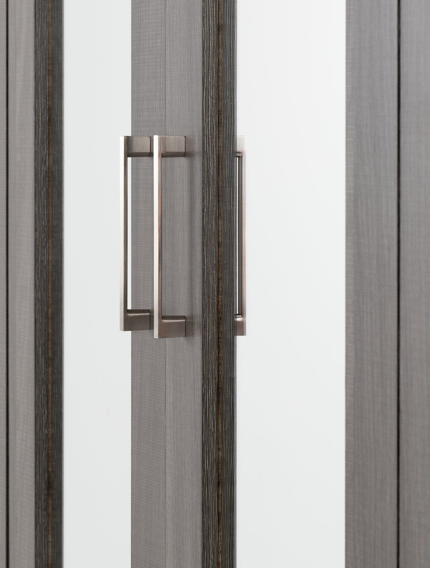 LISBON 4 DOOR WARDROBE - BLACK WOOD GRAIN