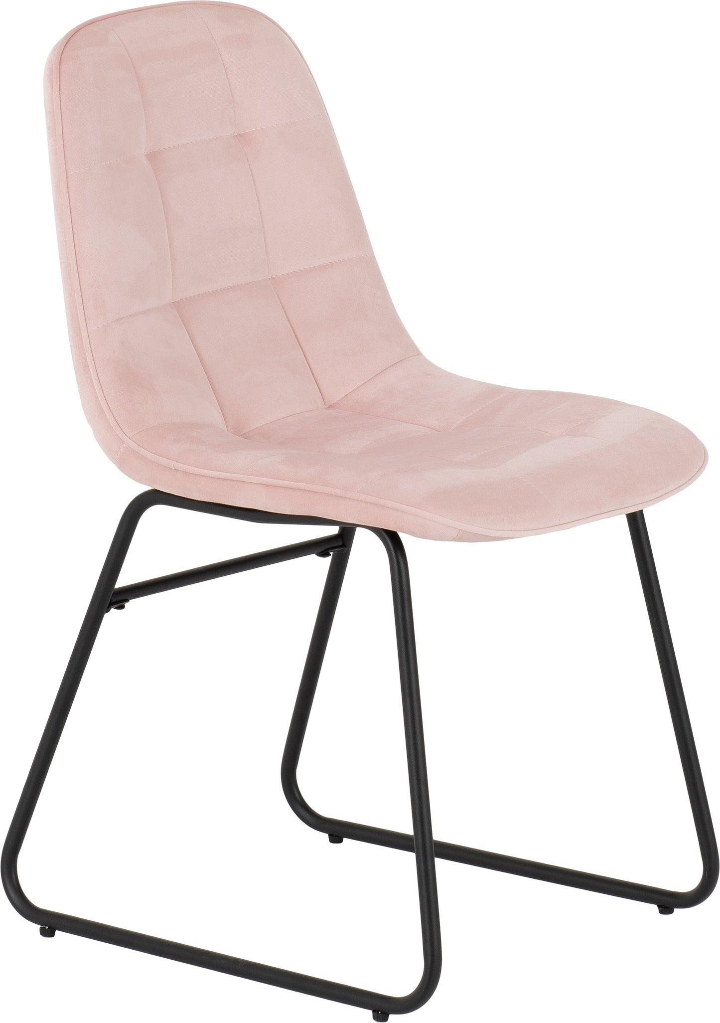 LUKAS CHAIR (BOX OF 2) - BABY PINK VELVET