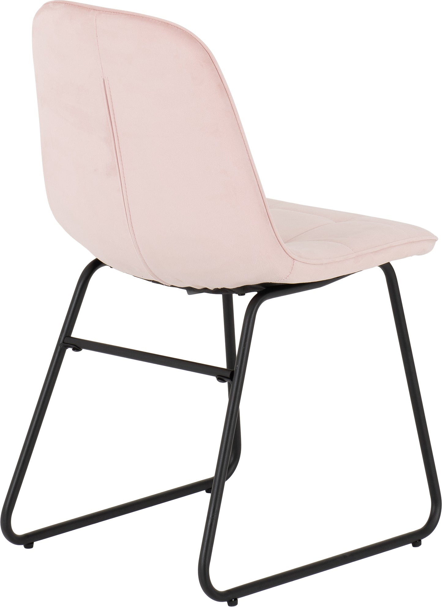 LUKAS CHAIR (BOX OF 2) - BABY PINK VELVET