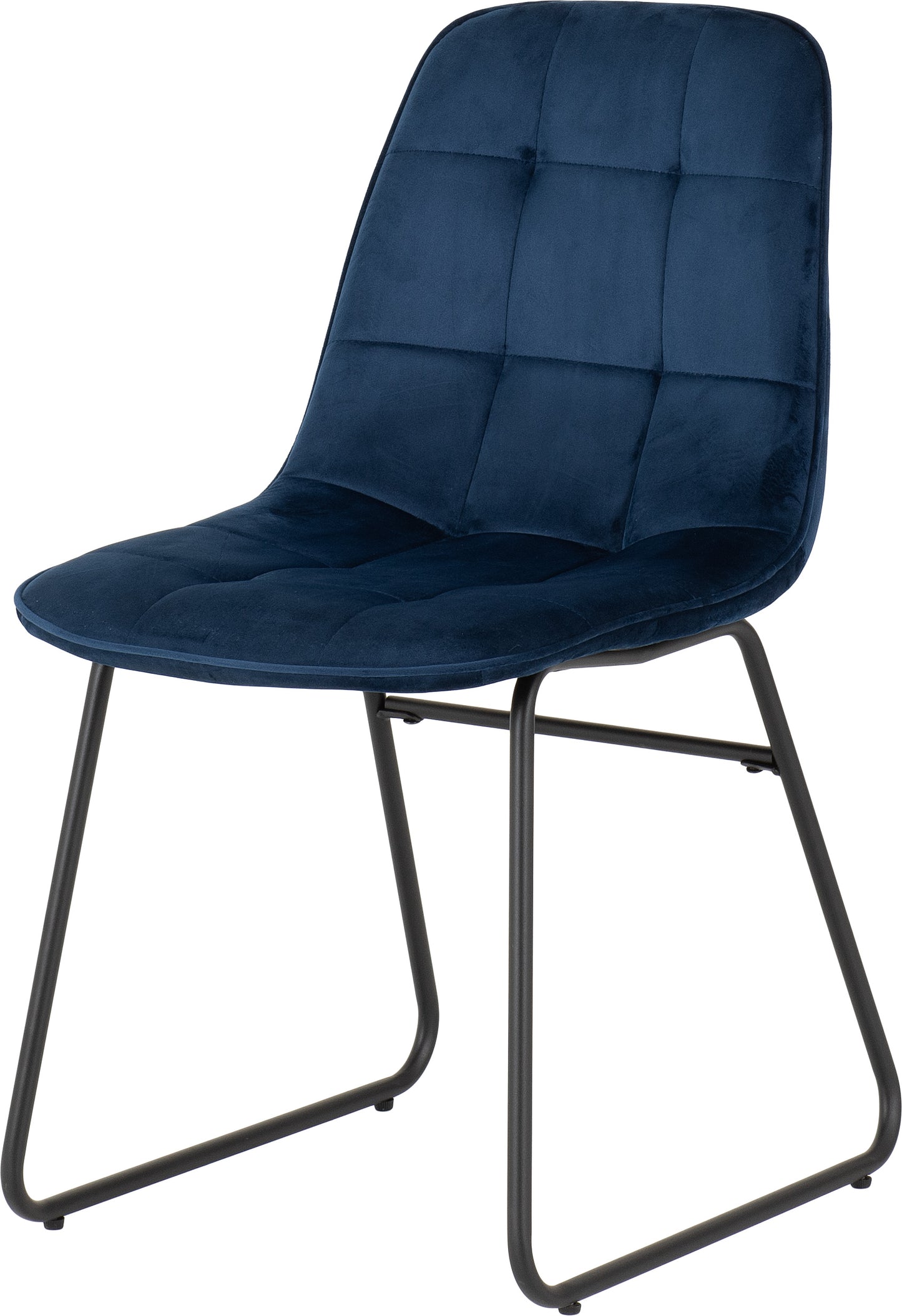 LUKAS CHAIR (BOX OF 2) - SAPPHIRE BLUE VELVET