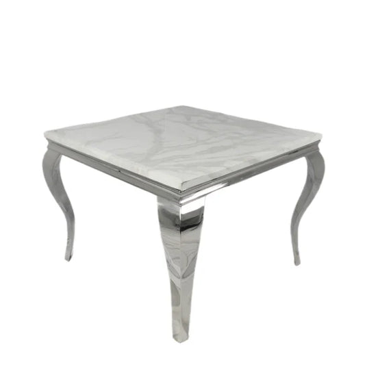 Lewis Square Marble Dining Table