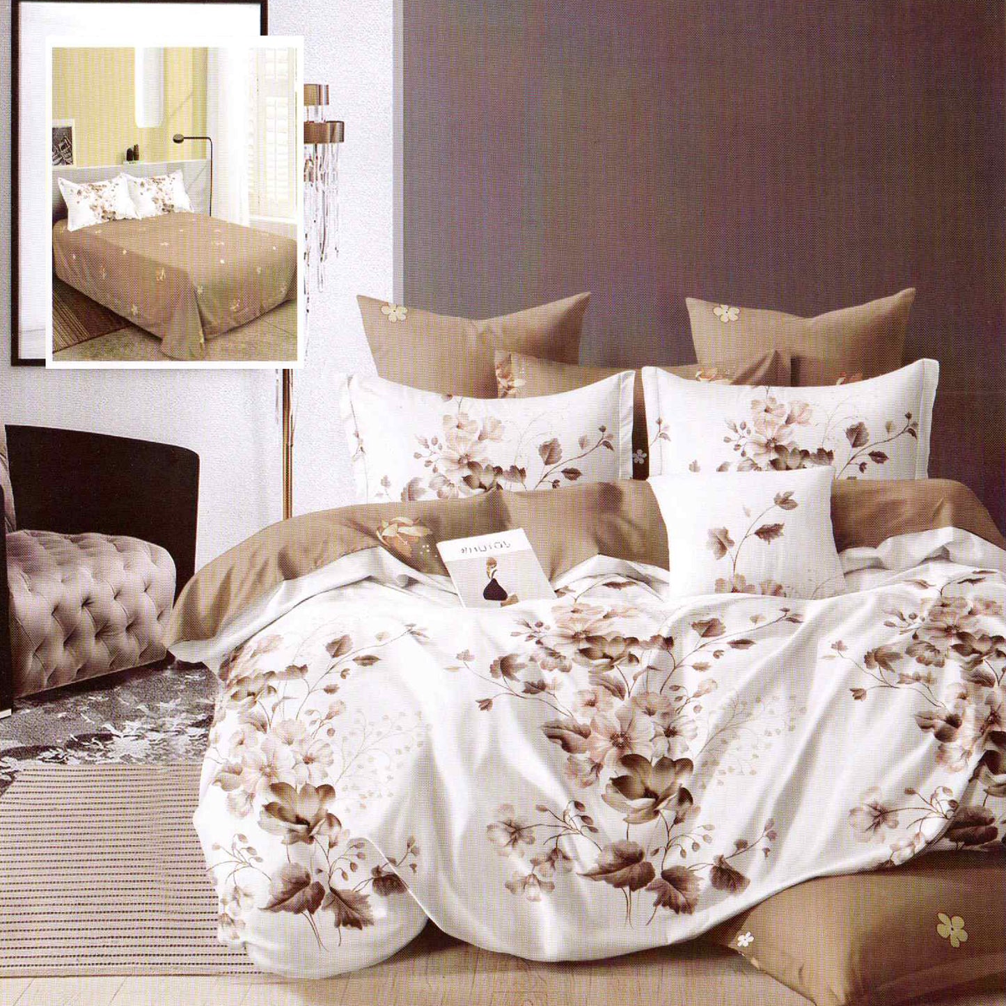 6 Piece Bed Linen Set Finet (Special Print)