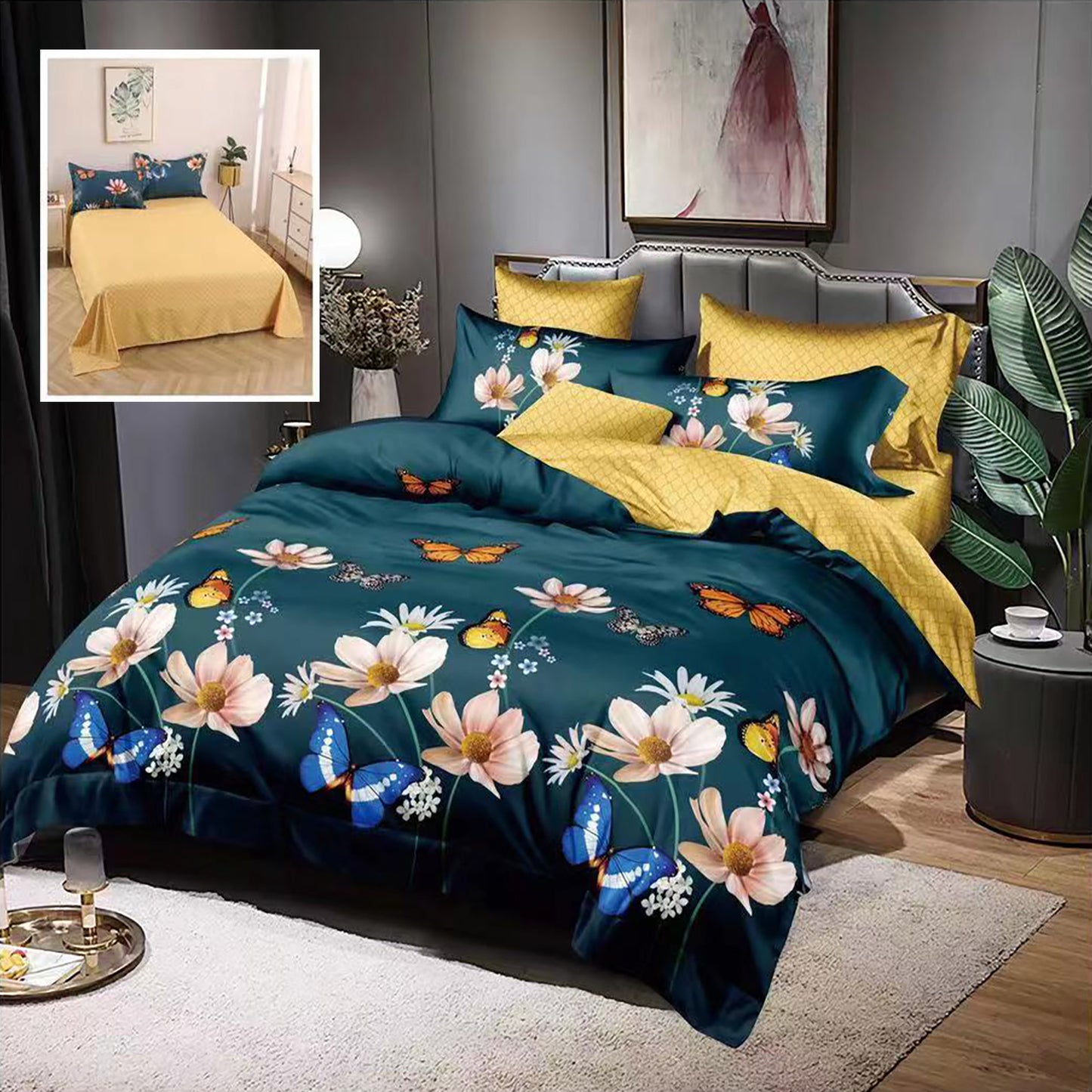 6 Piece Bed Linen Set Finet (Special Print)