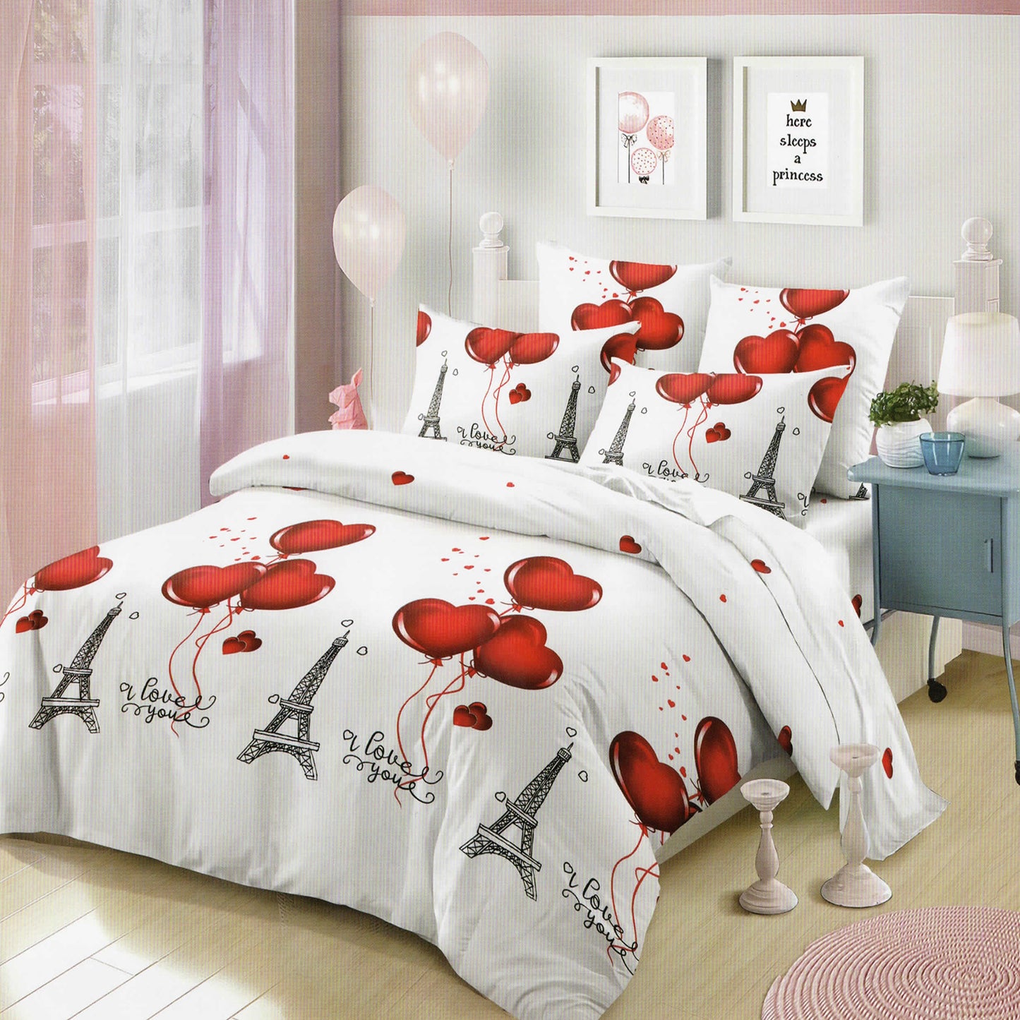 6 Piece Bed Linen Set Finet (Special Print)