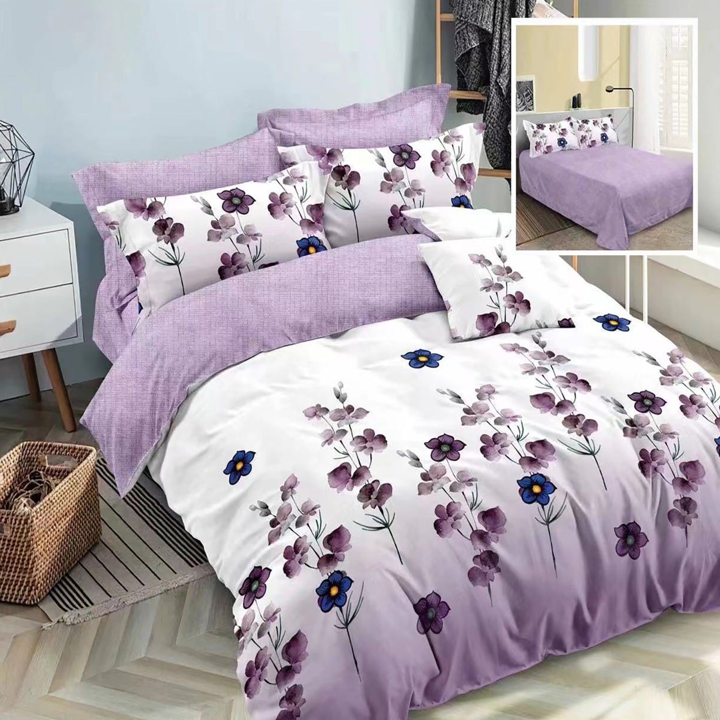 6 Piece Bed Linen Set Finet (Special Print)