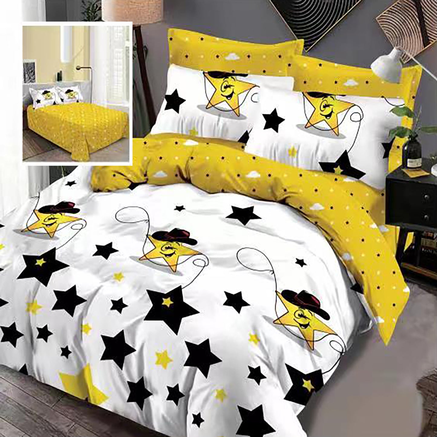 6 Piece Bed Linen Set Finet (Special Print)