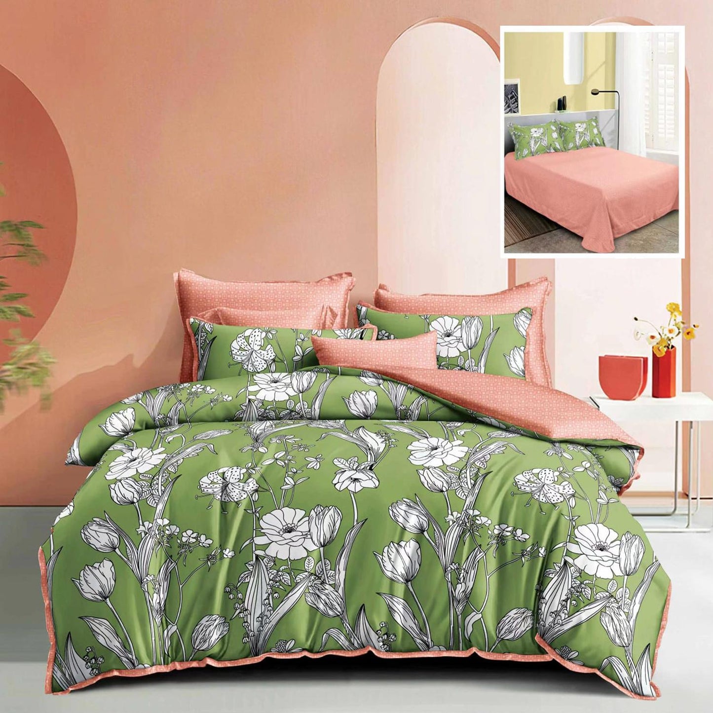 6 Piece Bed Linen Set Finet (Special Print)