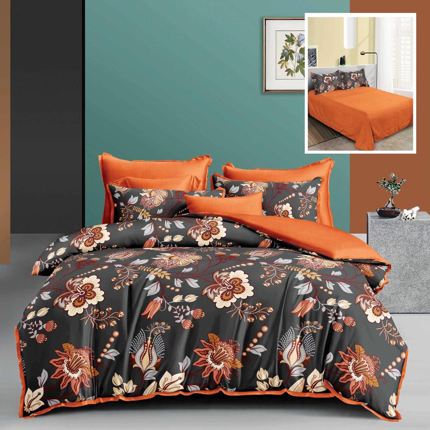 6 Piece Bed Linen Set Finet (Special Print)