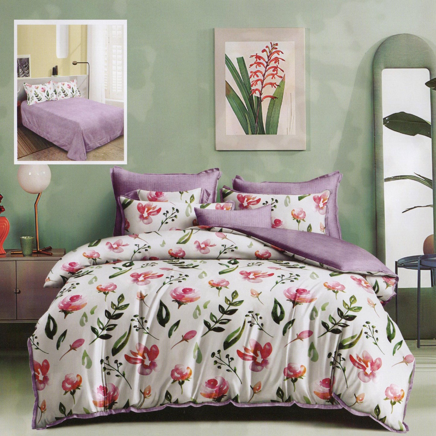 6 Piece Bed Linen Set Finet (Special Print)