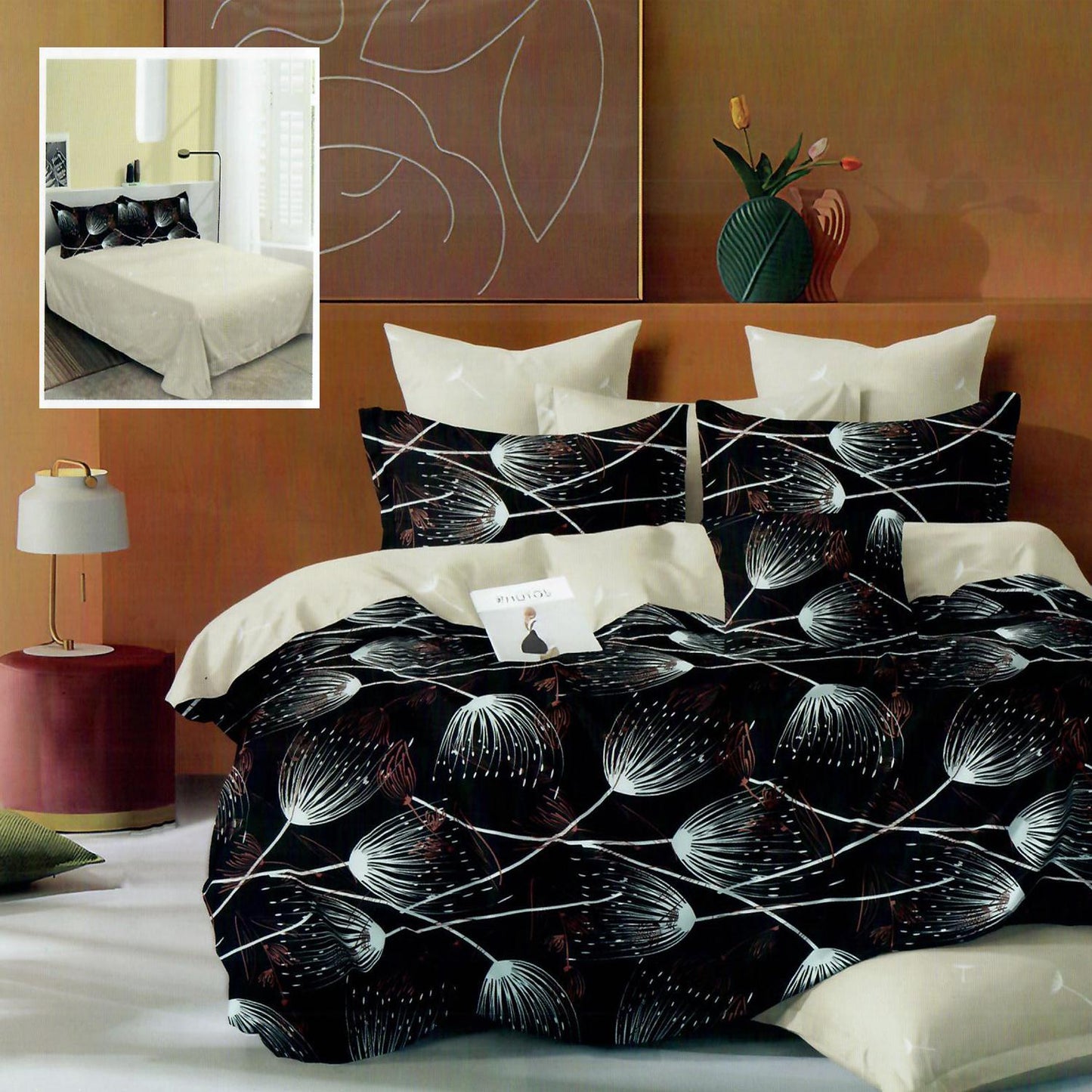 6 Piece Bed Linen Set Finet (Special Print)