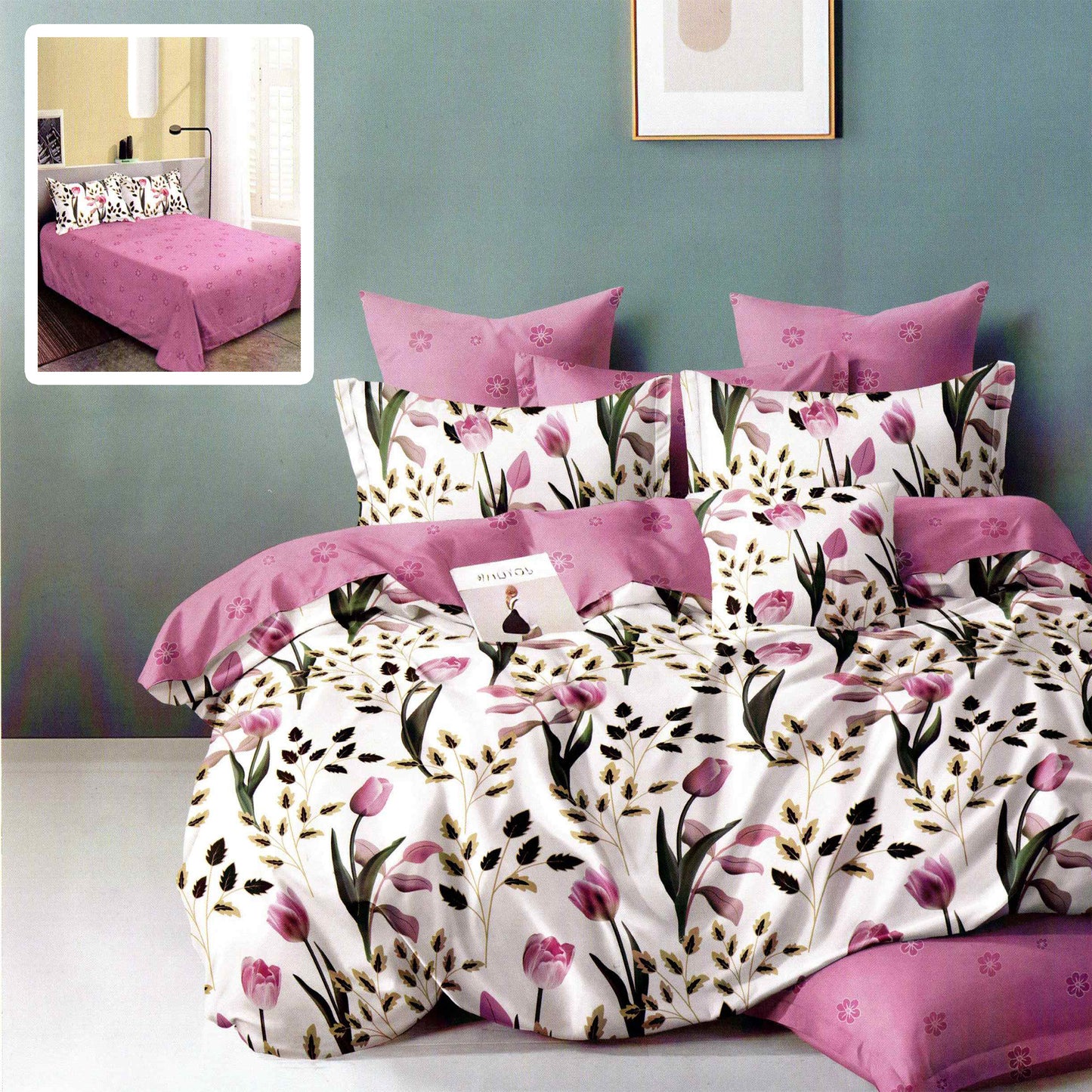 6 Piece Bed Linen Set Finet (Special Print)