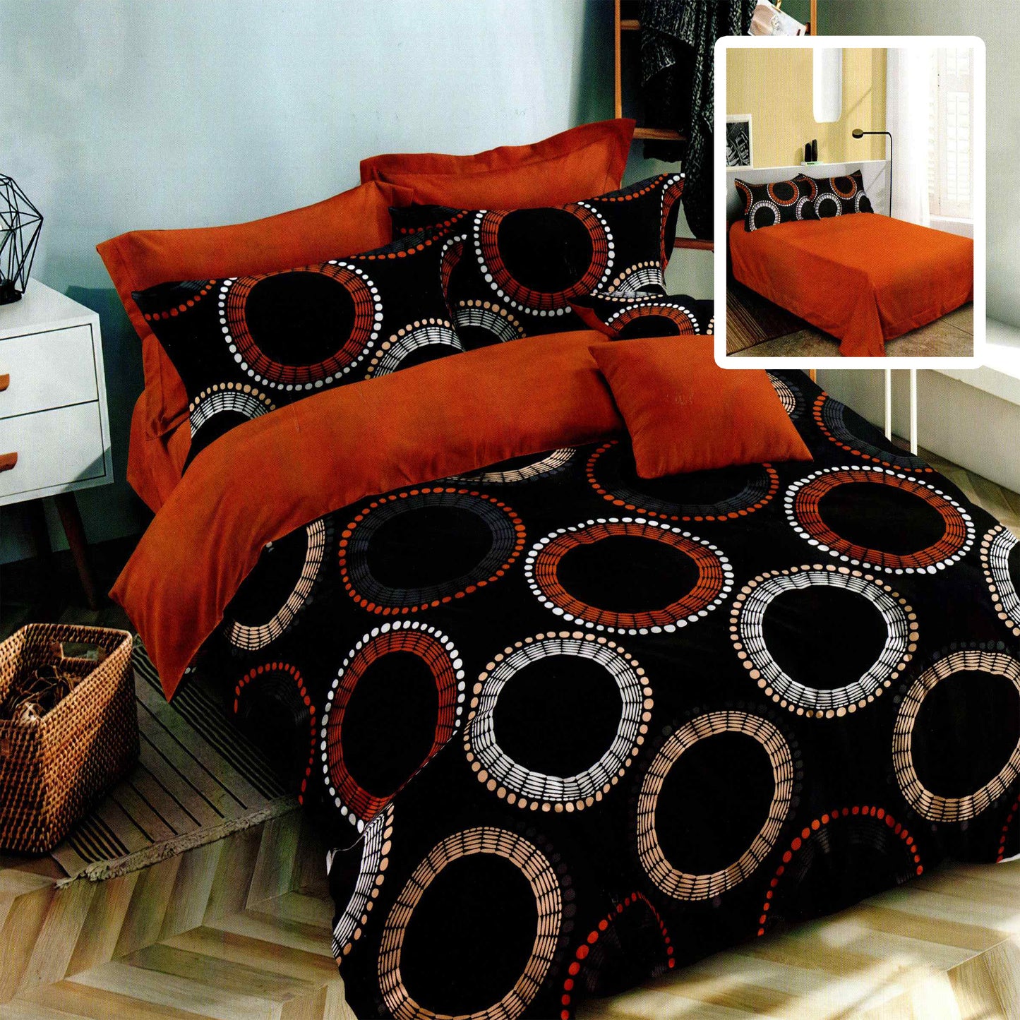 6 Piece Bed Linen Set Finet (Special Print)