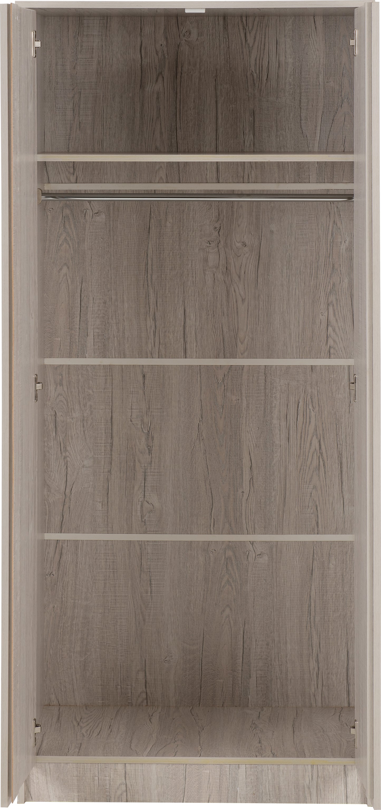 MALVERN 2 DOOR WARDROBE - URBAN SNOW