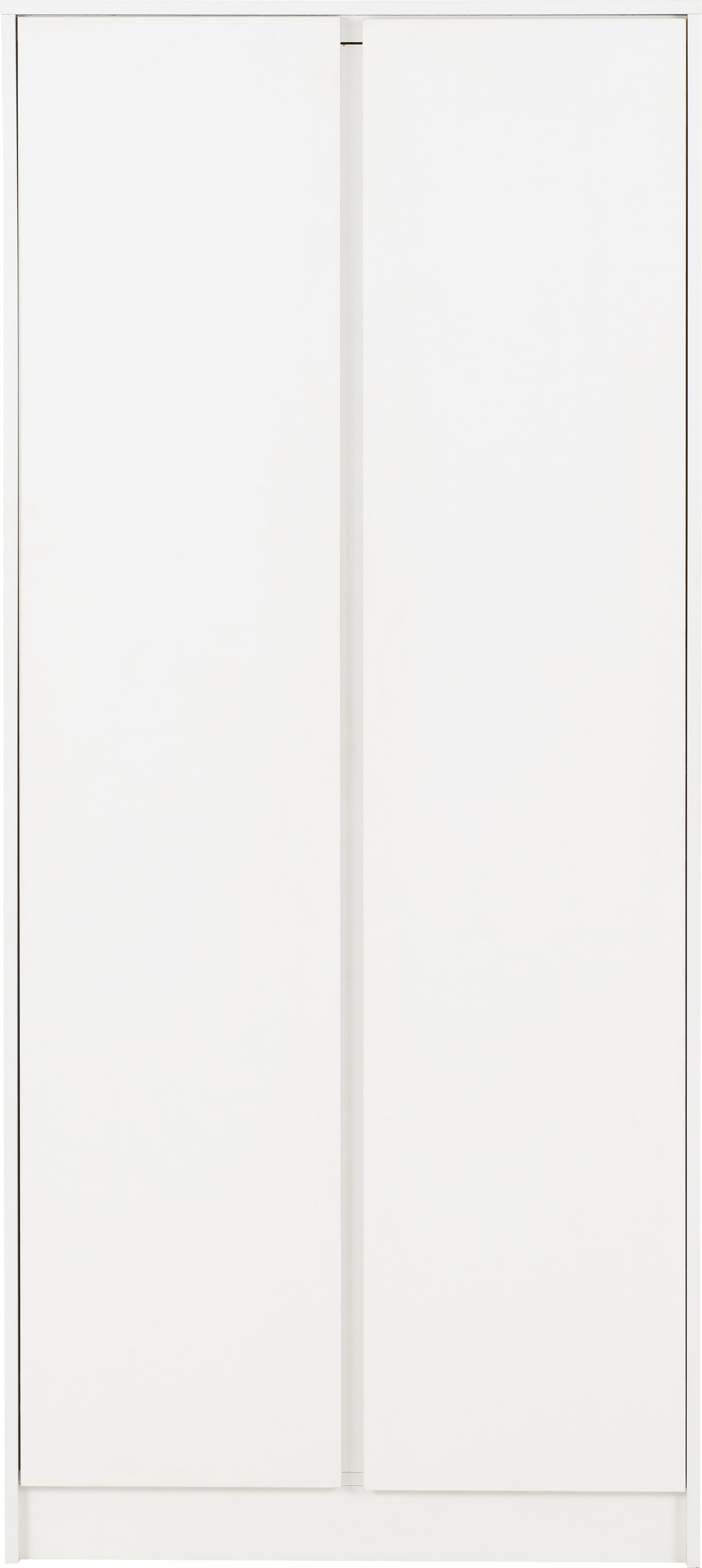 MALVERN 2 DOOR WARDROBE - WHITE