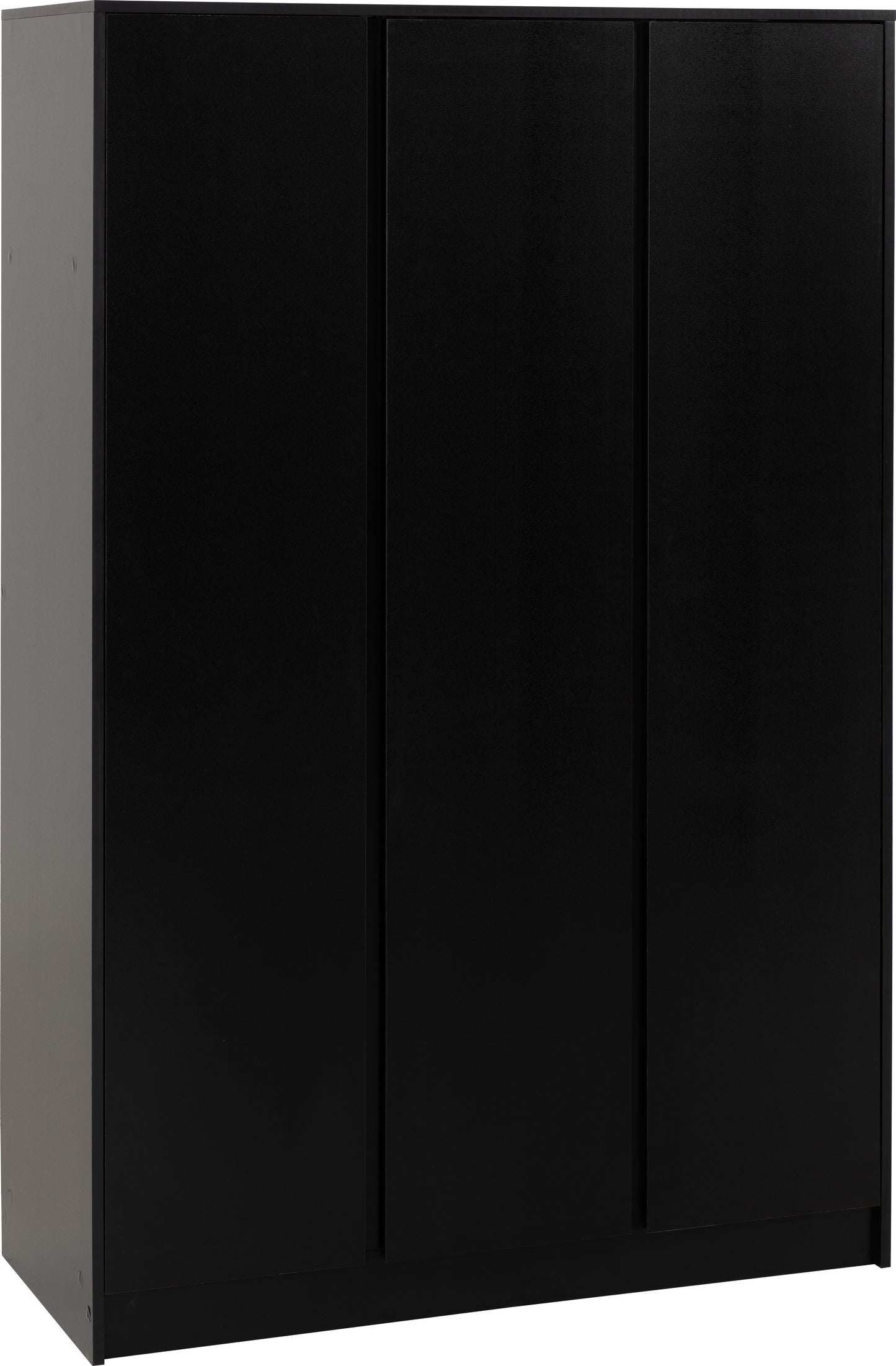 MALVERN 3 DOOR WARDROBE - BLACK