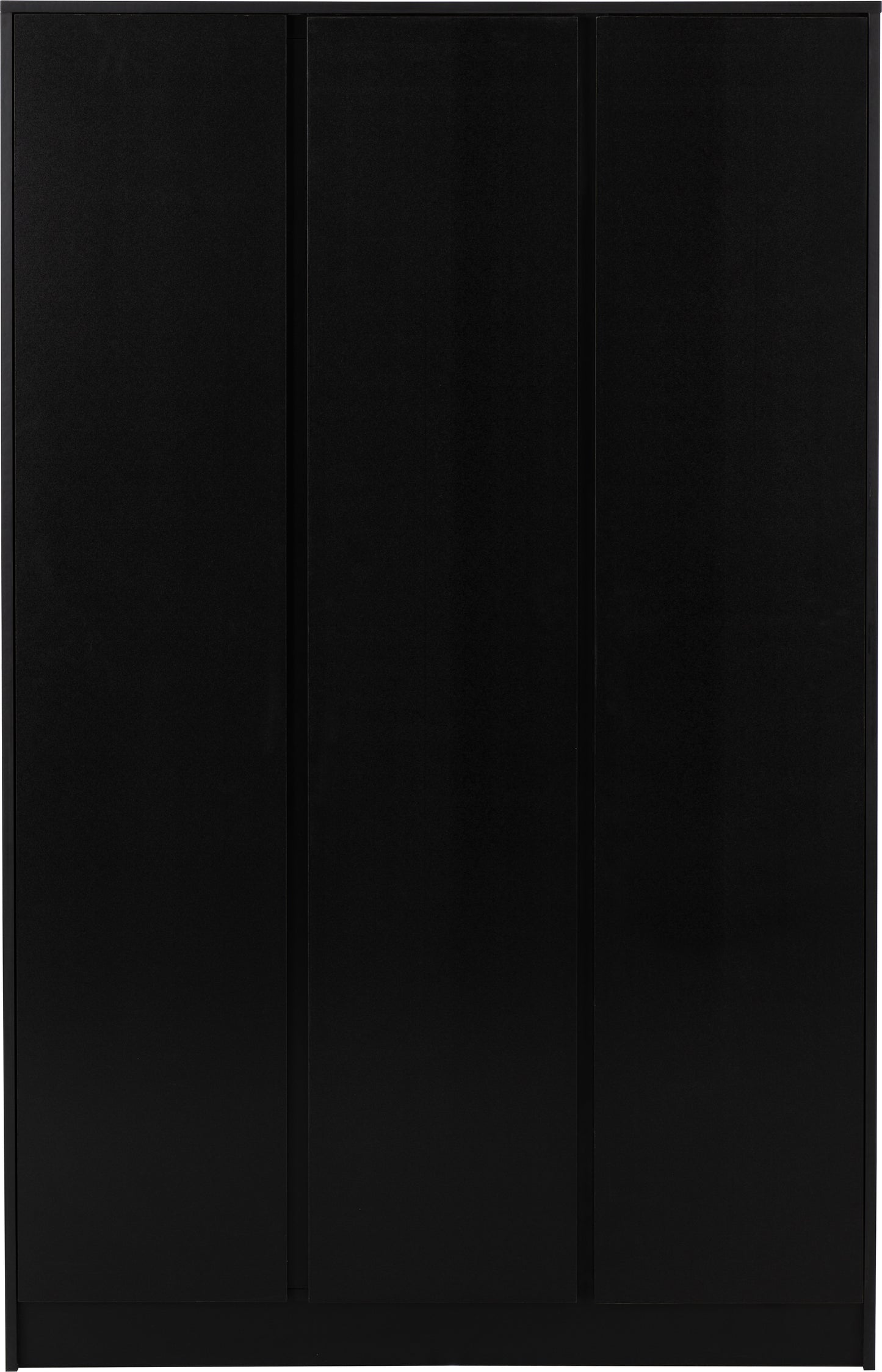 MALVERN 3 DOOR WARDROBE - BLACK