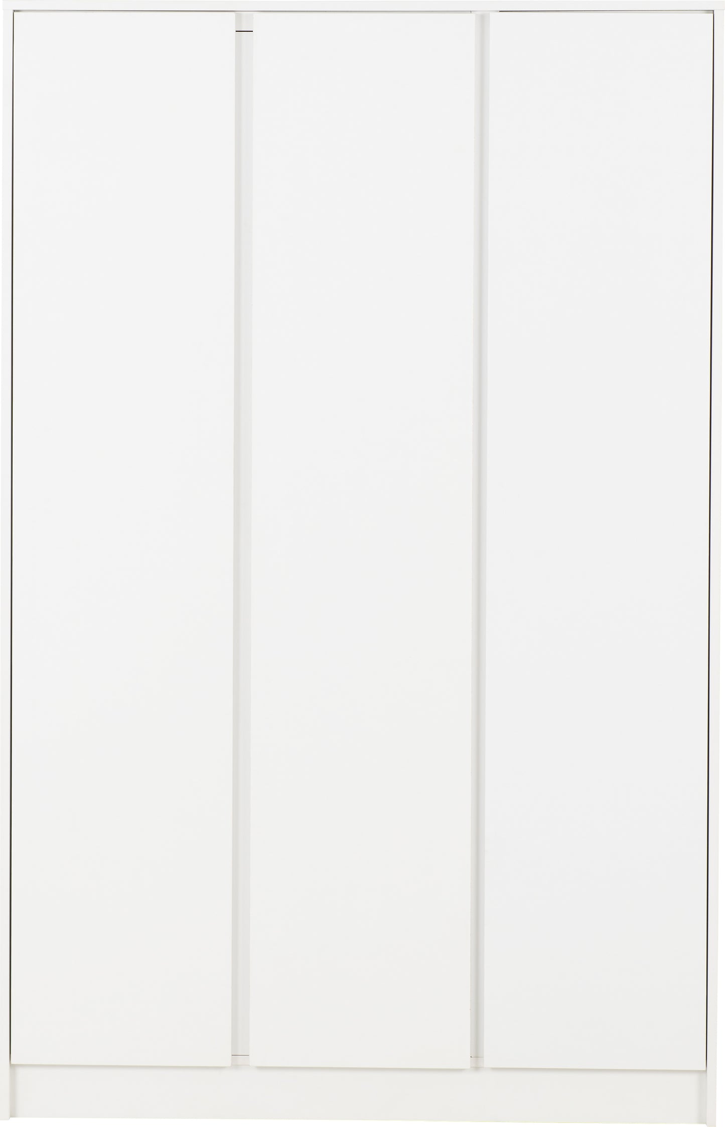 MALVERN 3 DOOR WARDROBE - WHITE