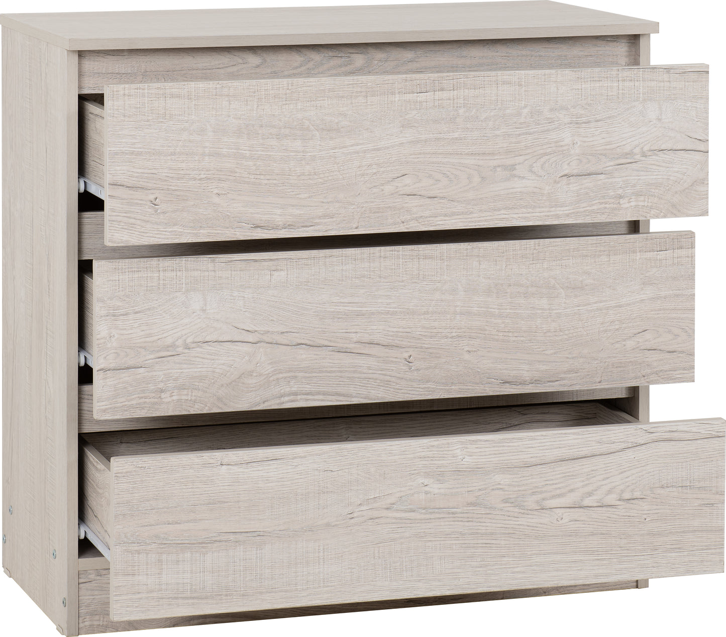 MALVERN 3 DRAWER CHEST - URBAN SNOW