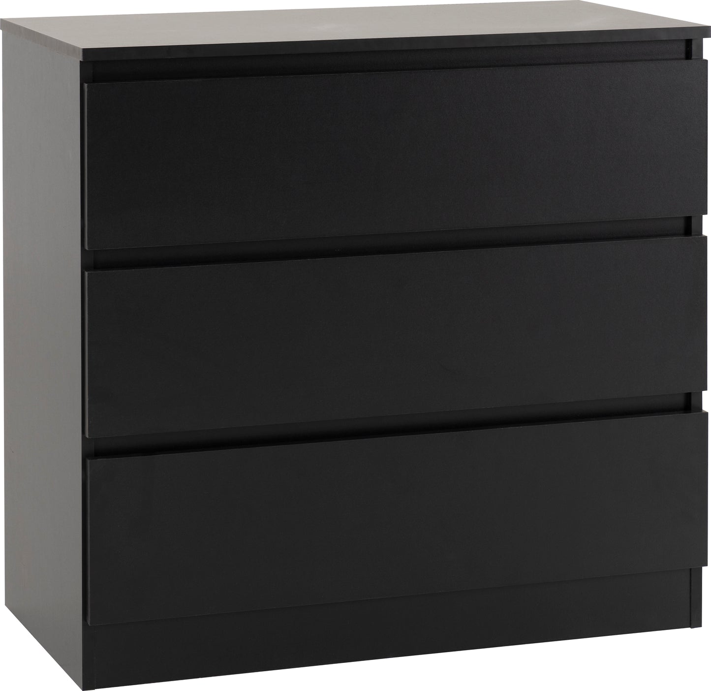 MALVERN 3 DRAWER CHEST - BLACK