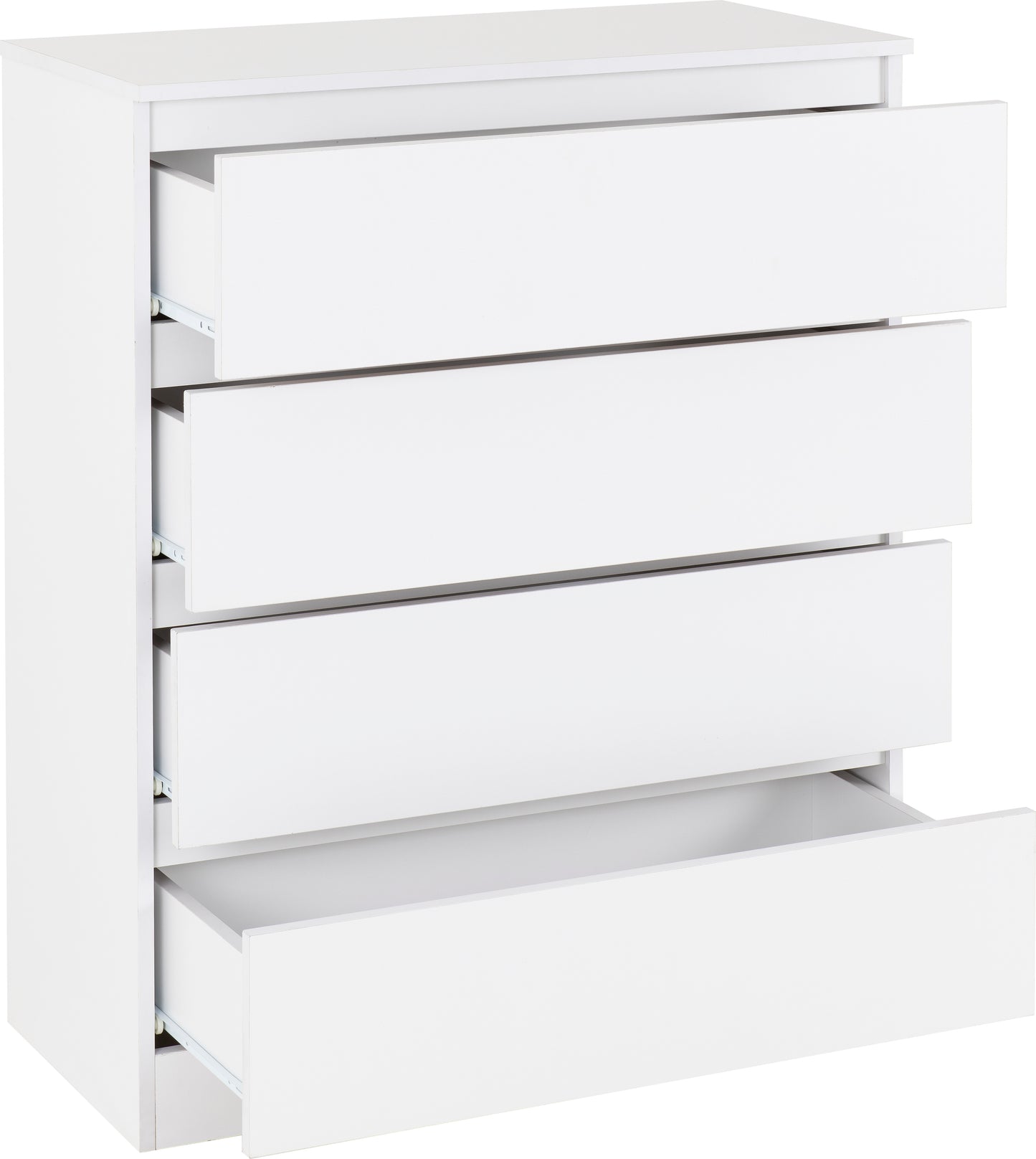 MALVERN 4 DRAWER CHEST - WHITE