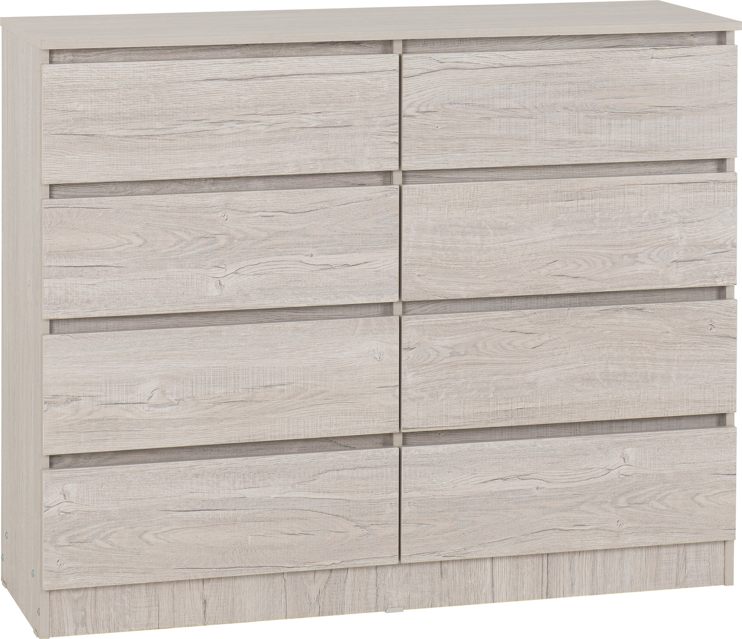 MALVERN 8 DRAWER CHEST - URBAN SNOW