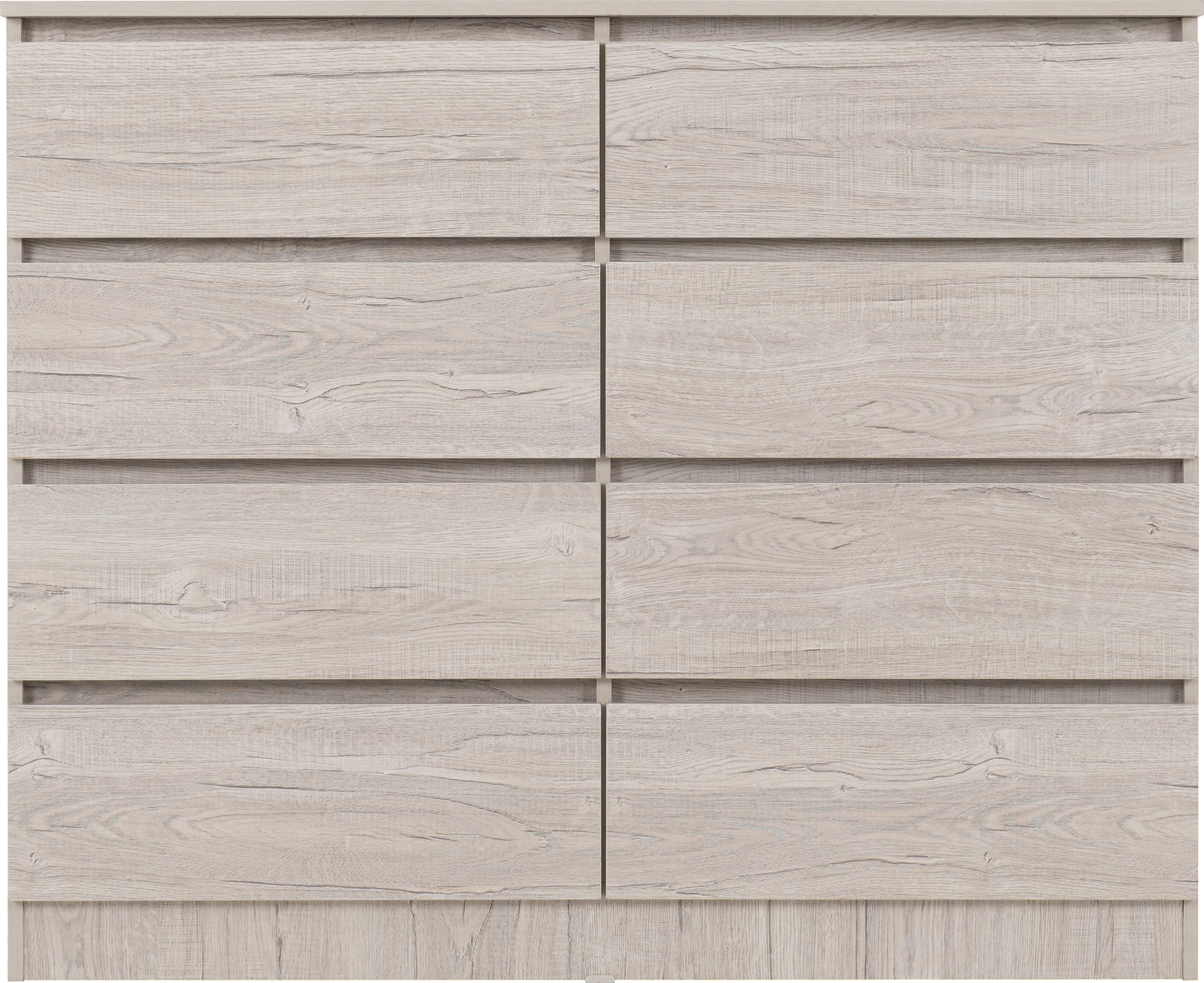 MALVERN 8 DRAWER CHEST - URBAN SNOW