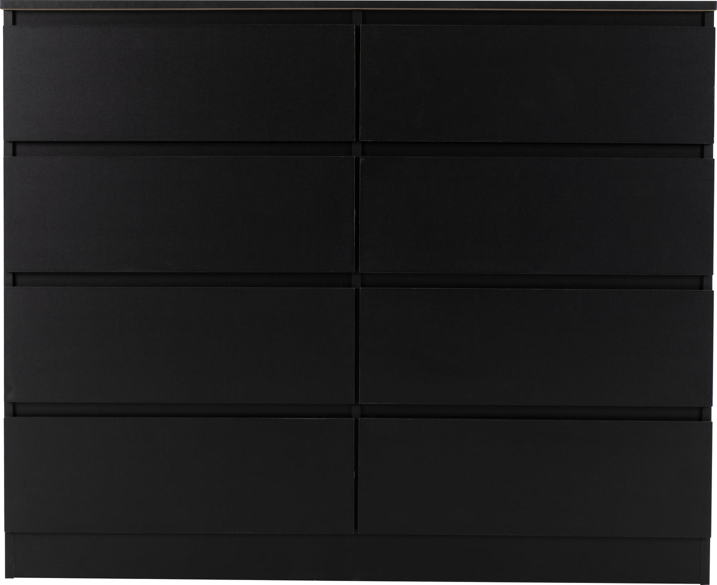 MALVERN 8 DRAWER CHEST - BLACK