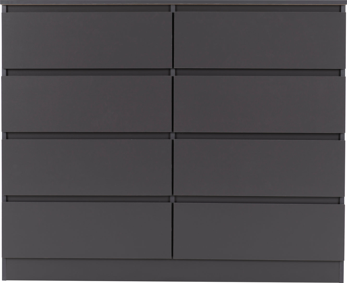 MALVERN 8 DRAWER CHEST - GREY