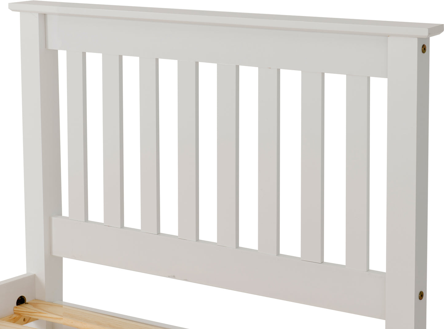 MONACO 3' BED LOW FOOT END - WHITE
