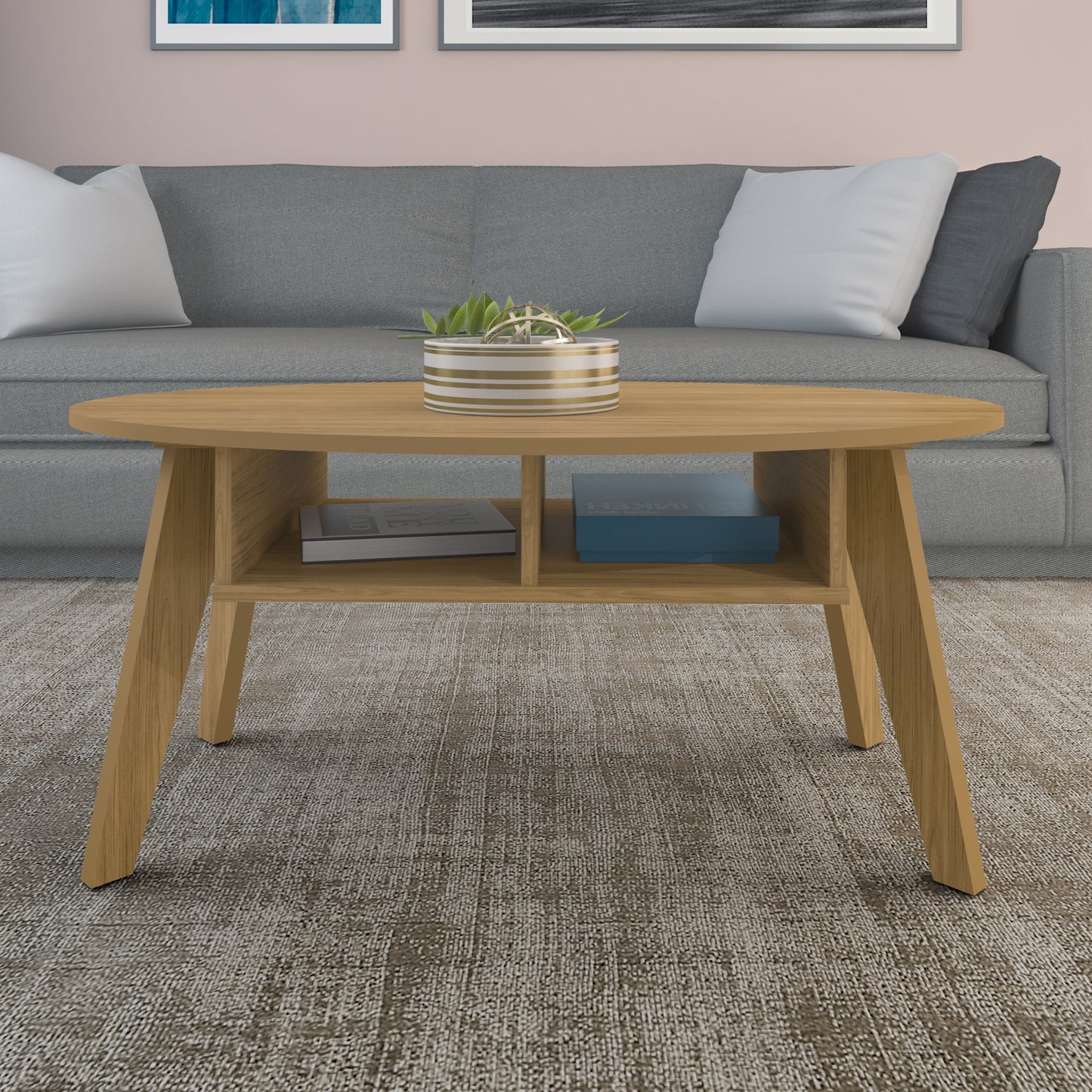 NAPLES COFFEE TABLE - OAK EFFECT