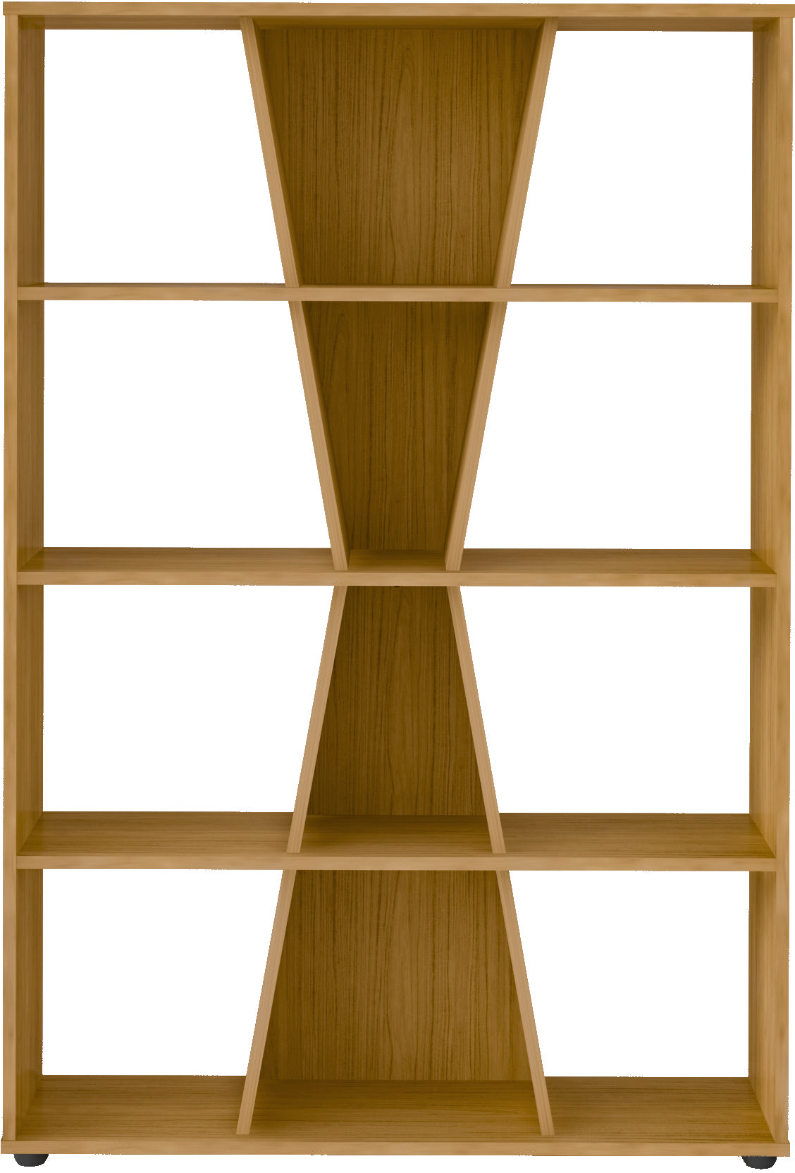 NAPLES MEDIUM BOOKCASE - OAK EFFECT