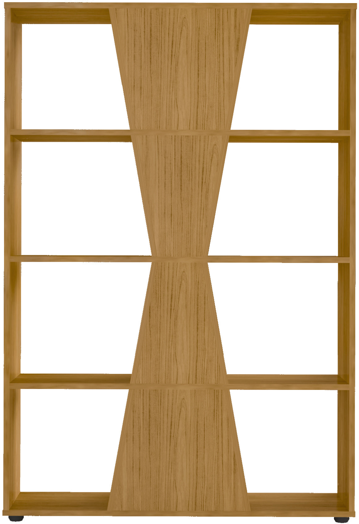 NAPLES MEDIUM BOOKCASE - OAK EFFECT