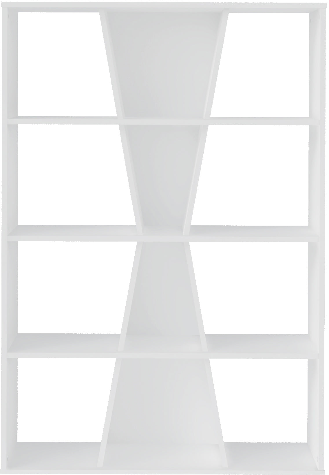 NAPLES MEDIUM BOOKCASE - WHITE