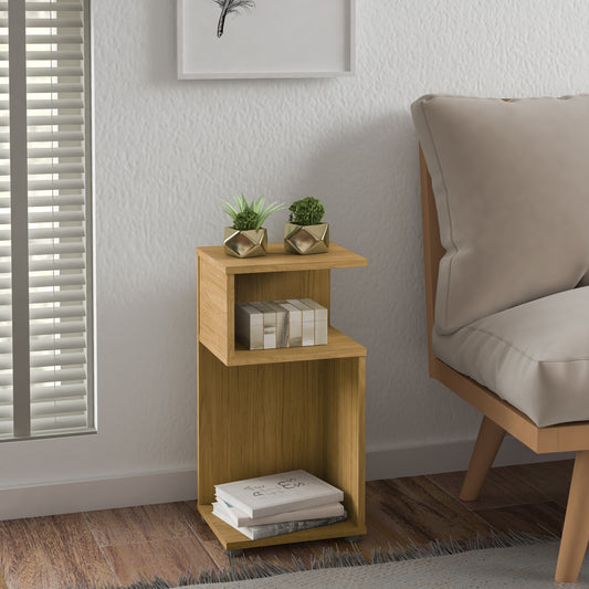 NAPLES PLANT STAND/SIDE TABLE - OAK EFFECT OAK EFFECT