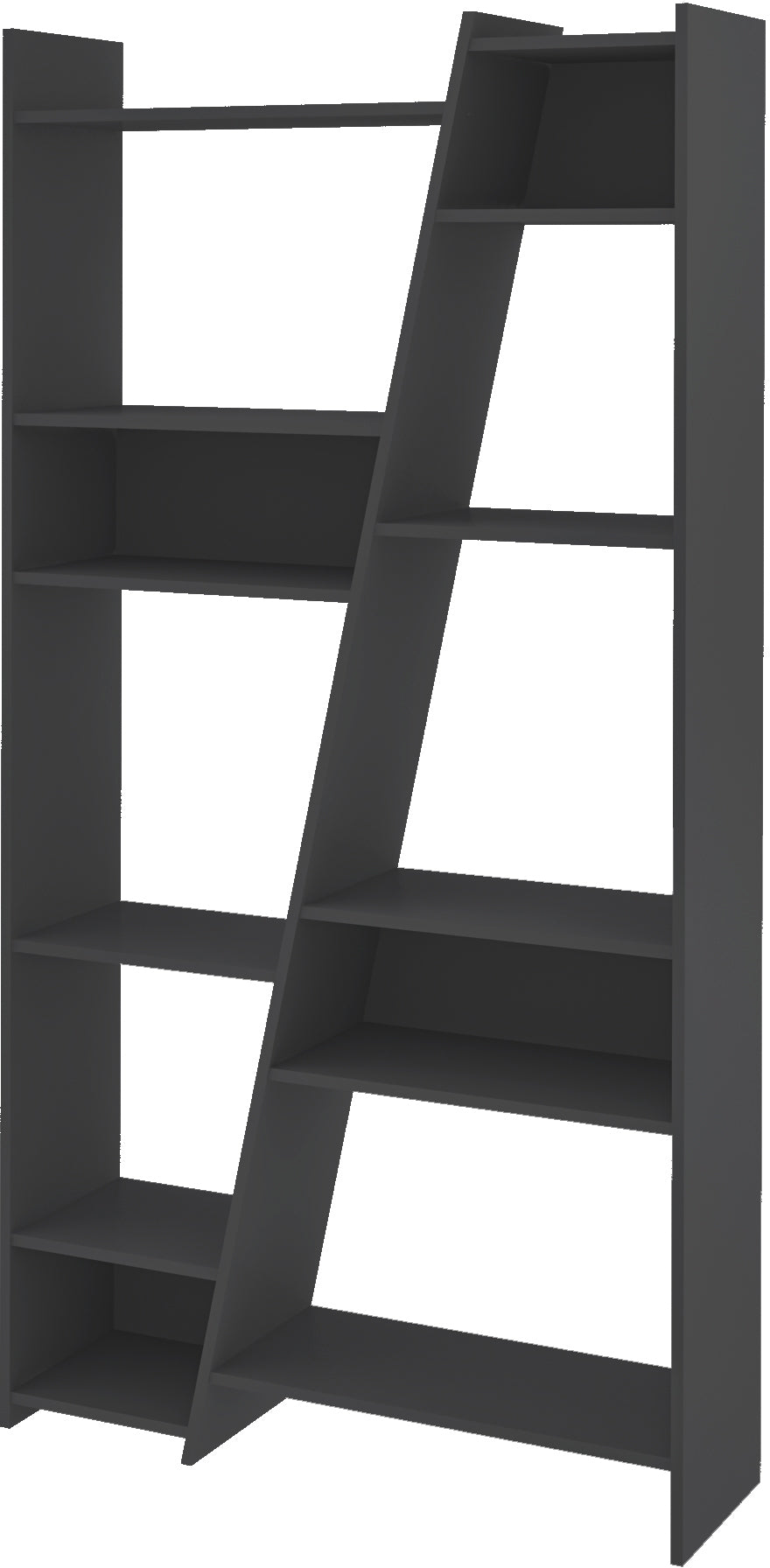 NAPLES TALL BOOKCASE - GREY