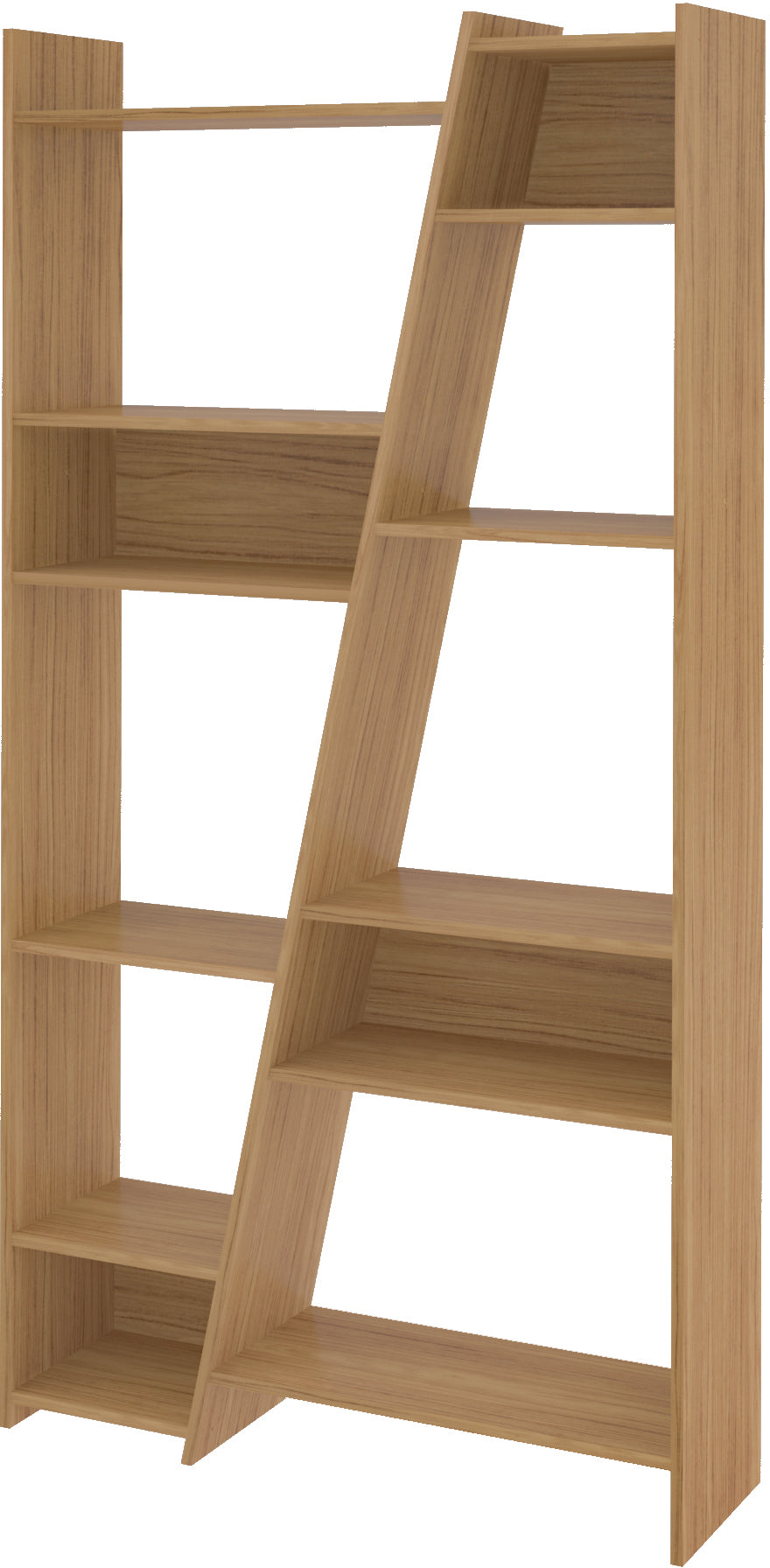 NAPLES TALL BOOKCASE - OAK EFFECT