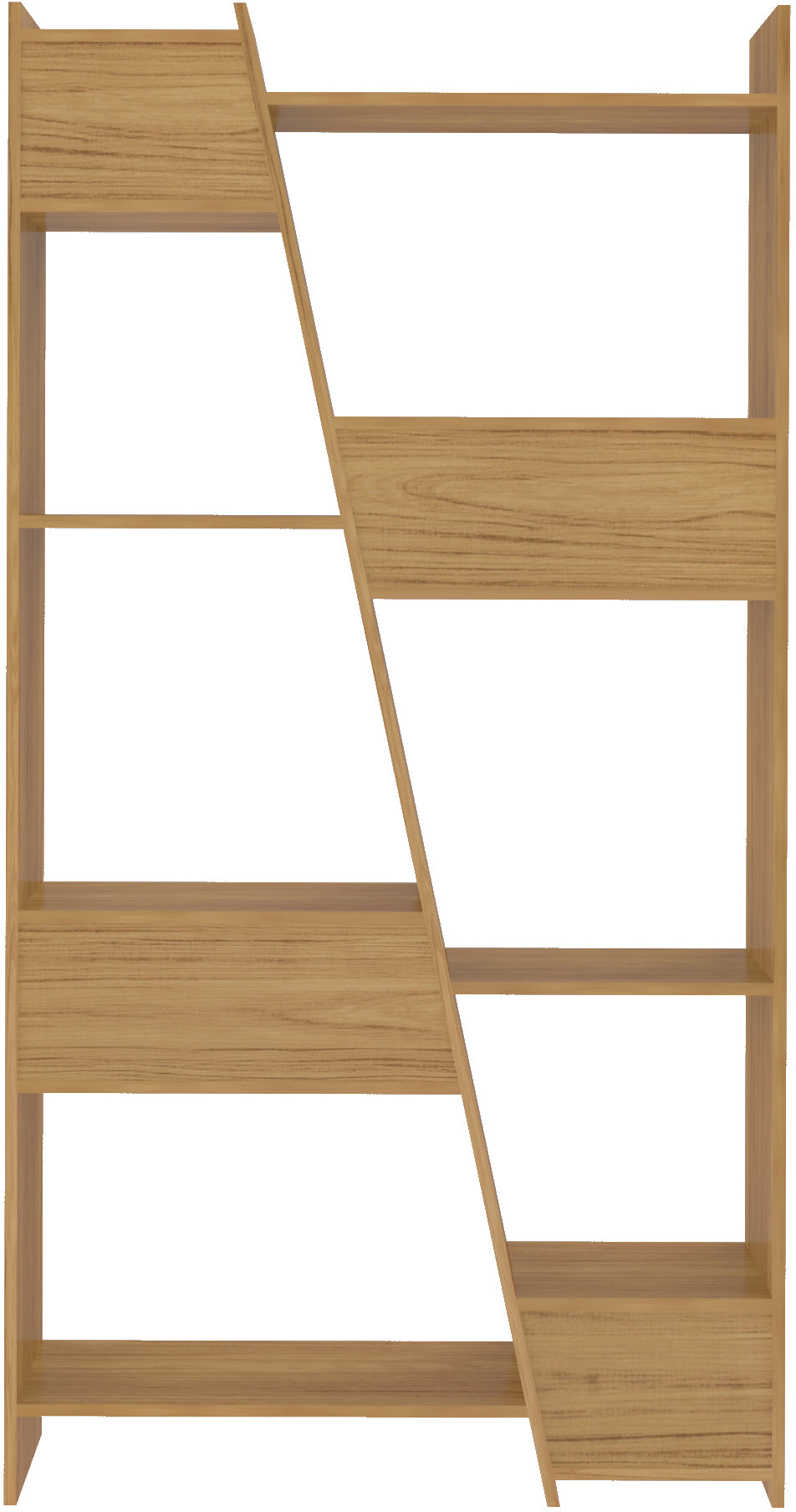 NAPLES TALL BOOKCASE - OAK EFFECT