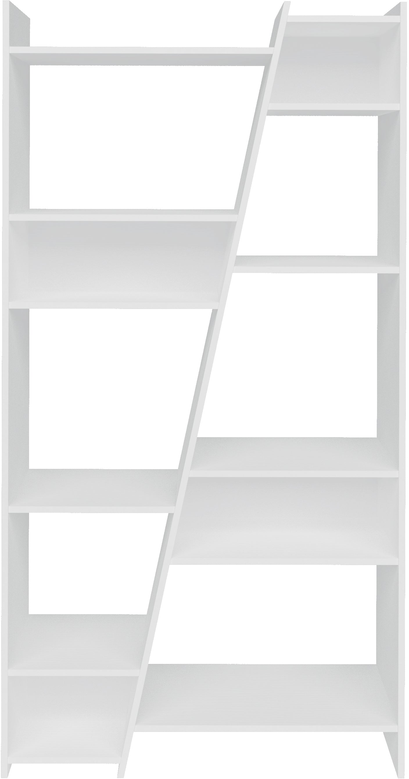 NAPLES TALL BOOKCASE - WHITE