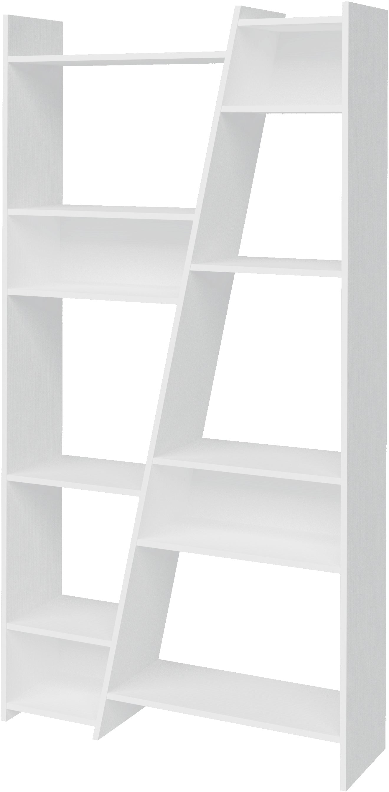 NAPLES TALL BOOKCASE - WHITE