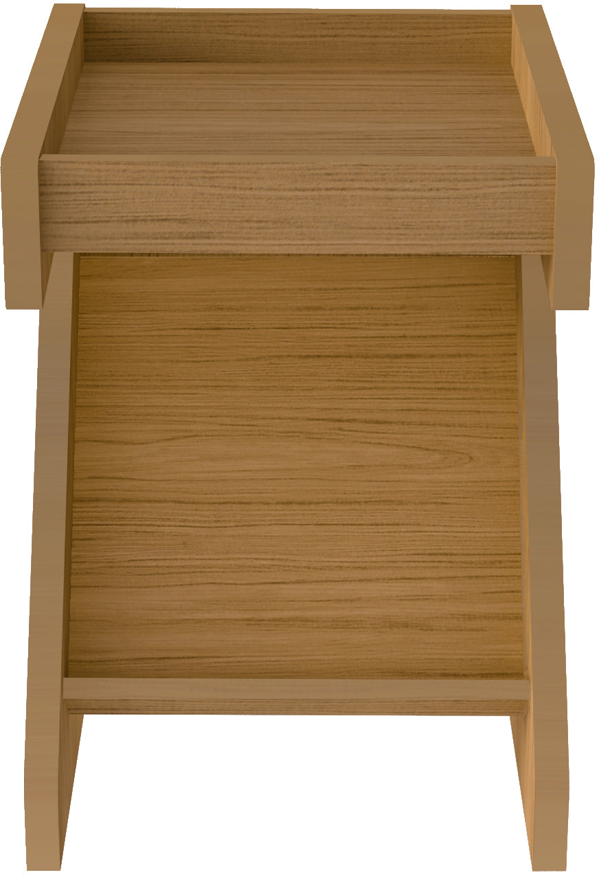 NAPLES Z SIDE TABLE - OAK EFFECT