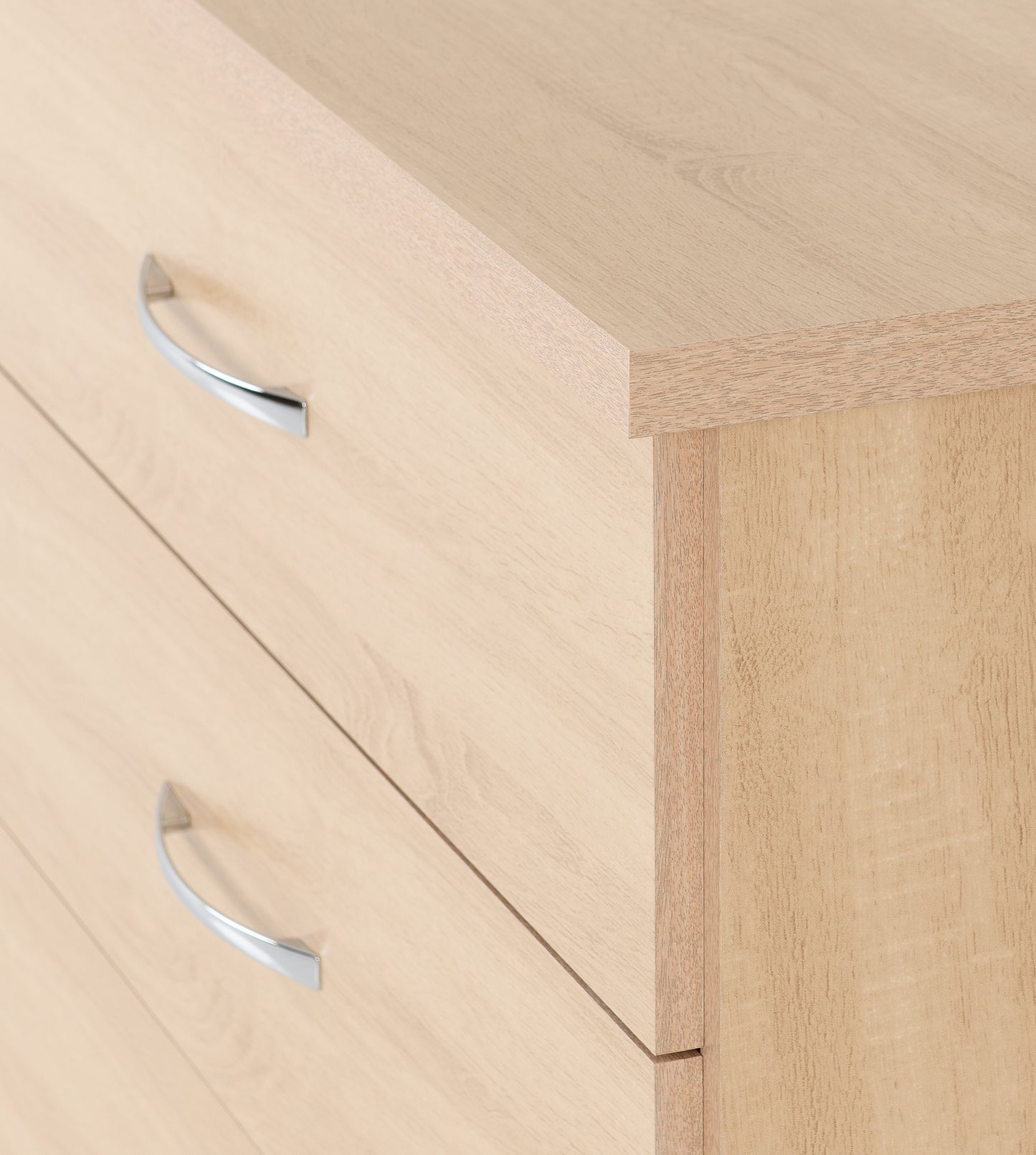 NEVADA 3 DRAWER CHEST - SONOMA OAK EFFECT