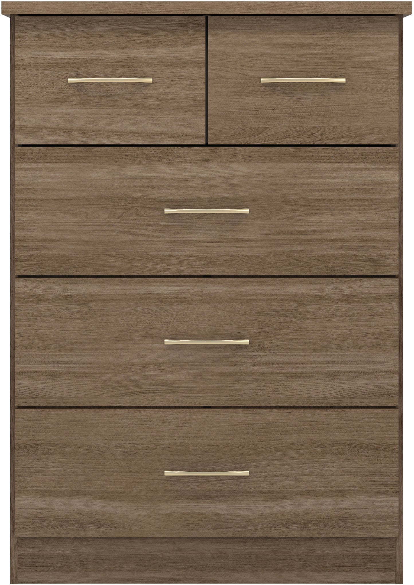 NEVADA 3 DRAWER CHEST - RUSTIC OAK EFFECT