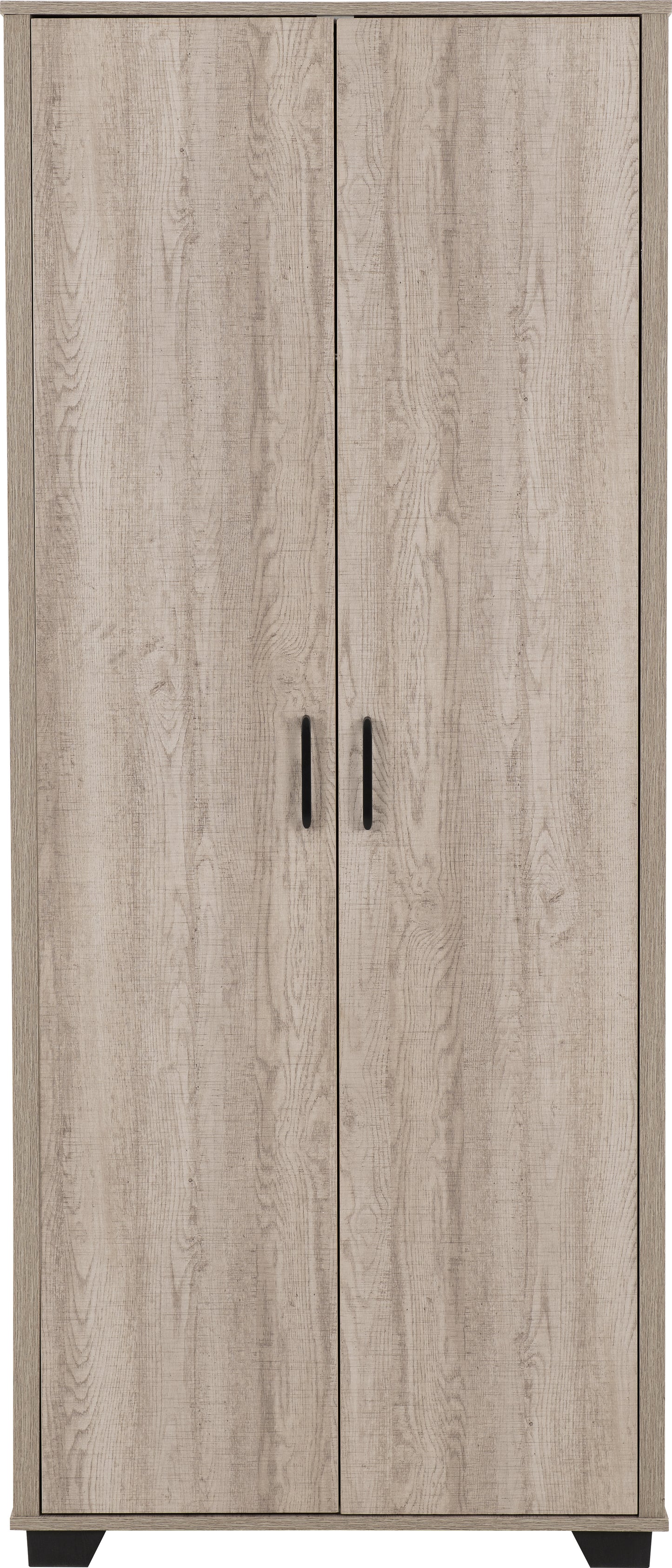 OLIVER 2 DOOR WARDROBE  - LIGHT OAK EFFECT