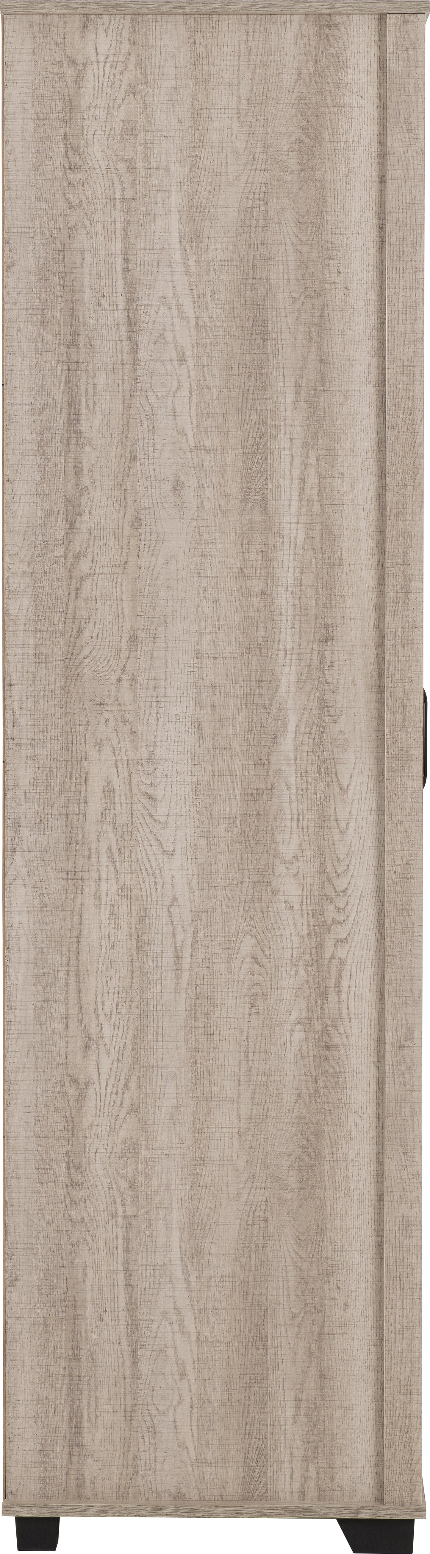 OLIVER 2 DOOR WARDROBE  - LIGHT OAK EFFECT