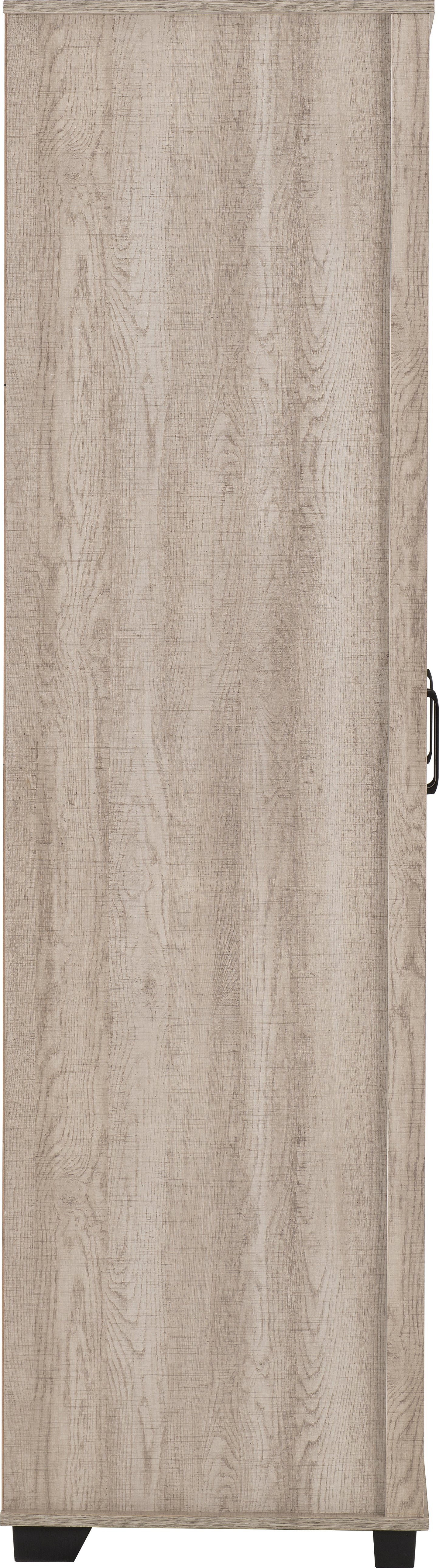 OLIVER 3 DOOR WARDROBE  - LIGHT OAK EFFECT