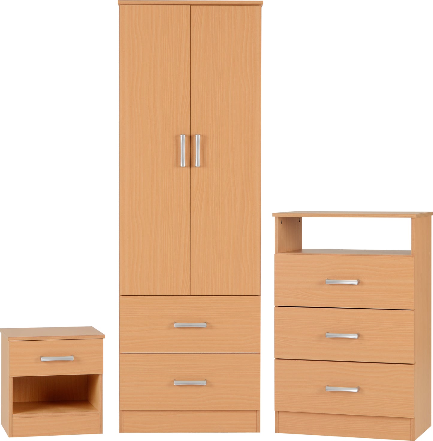 POLAR BEDROOM SET - BEECH