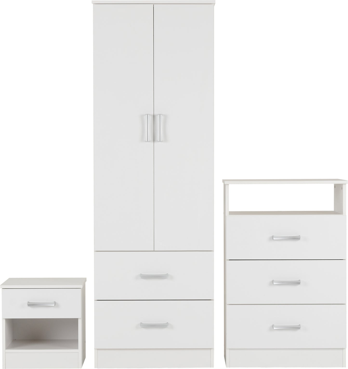 POLAR BEDROOM SET - WHITE